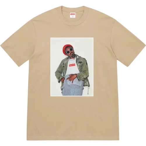 Limited Edition André 3000 Tee Stone , male, Sizes: 2XL, M, L, XL, S - Supreme - Modalova