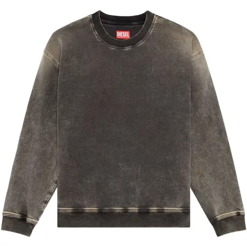 Sweaters Grey , male, Sizes: L, XL - Diesel - Modalova