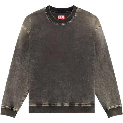 Sweaters Grey , male, Sizes: M, L, XL - Diesel - Modalova