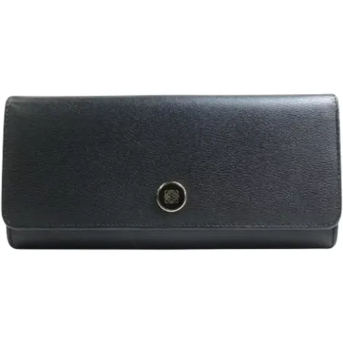 Pre-owned Leather wallets , female, Sizes: ONE SIZE - Loewe Pre-owned - Modalova