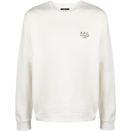 Men's Clothing Sweatshirts Taupe Ss24 , male, Sizes: L, M, S - A.p.c. - Modalova