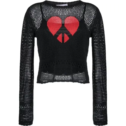 Stylish Sweater , female, Sizes: M, S, L - Moschino - Modalova