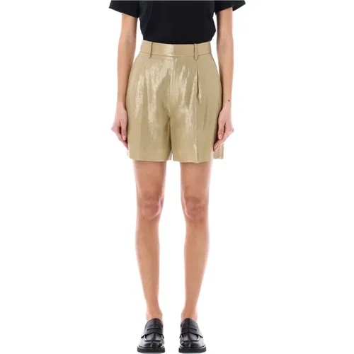 Women's Clothing Shorts Gold Ss24 , female, Sizes: S - Ralph Lauren - Modalova