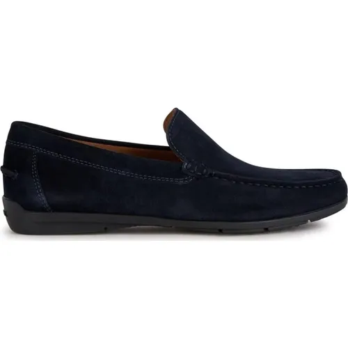 Moccasin Loafers for Men , male, Sizes: 9 UK, 11 UK, 8 UK, 10 UK, 12 UK - Geox - Modalova