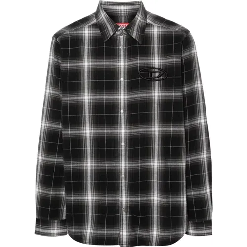 Stylish S-simply-a Shirt in 9XX , male, Sizes: XL, L, M - Diesel - Modalova