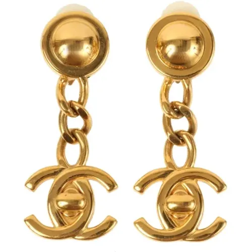 Pre-owned Fabric earrings , female, Sizes: ONE SIZE - Chanel Vintage - Modalova