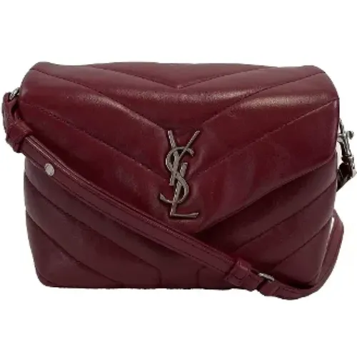 Pre-owned Leather shoulder-bags , female, Sizes: ONE SIZE - Yves Saint Laurent Vintage - Modalova