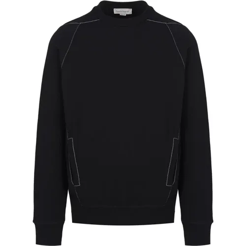 Loopback Sweatshirt in , male, Sizes: S, M - alexander mcqueen - Modalova