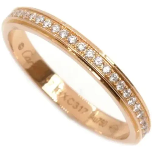 Pre-owned Rose Gold rings , female, Sizes: ONE SIZE - Cartier Vintage - Modalova