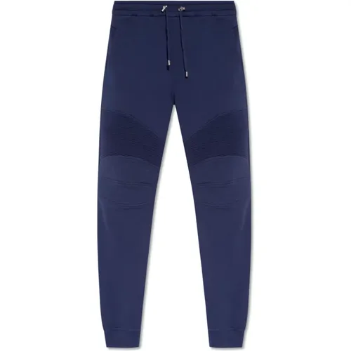 Sweatpants with logo , male, Sizes: M, L, S, XL - Balmain - Modalova