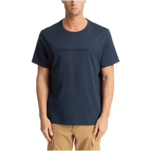 Einfaches Logo T-Shirt , Herren, Größe: XL - Michael Kors - Modalova