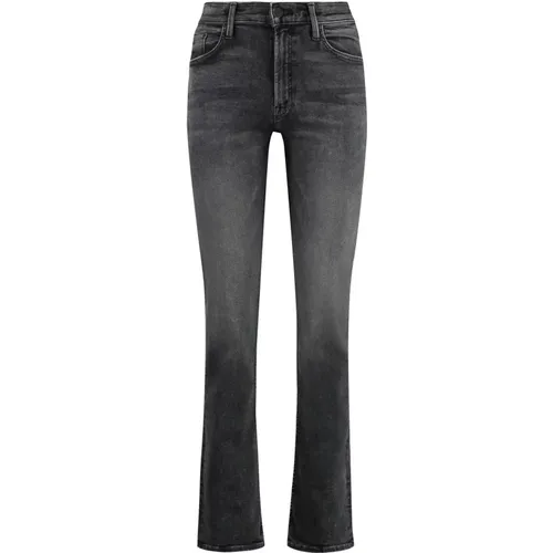 Pocket Straight-Leg Jeans mit Metallknöpfen , Damen, Größe: W26 - Mother - Modalova