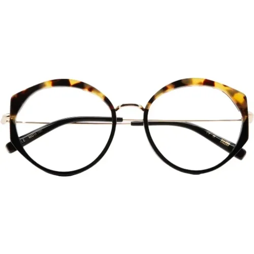Round Eyeglasses in and Brown , female, Sizes: ONE SIZE - Kaleos - Modalova
