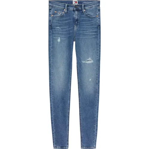 Skinny Fit Stretch Denim Jeans , female, Sizes: W27, W25, W31, W26, W29, W30 - Tommy Jeans - Modalova