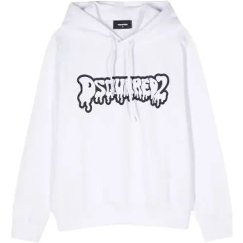 Classic Cotton Hoodie , male, Sizes: S, L, M - Dsquared2 - Modalova