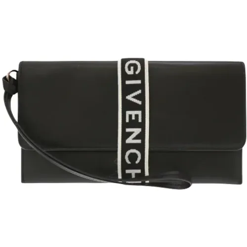Schwarze Leder Givenchy Clutch , Damen, Größe: ONE Size - Givenchy Pre-owned - Modalova