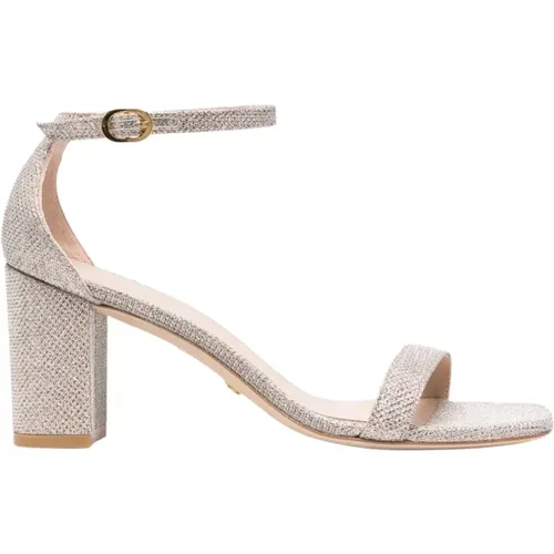 Glitter Detail High Heel Sandals , female, Sizes: 8 UK, 6 UK, 7 UK, 3 UK, 5 UK, 4 UK - Stuart Weitzman - Modalova