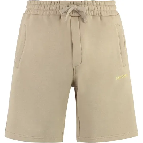 Diego Fleece Shorts aus Baumwolle , Herren, Größe: XL - Les Deux - Modalova