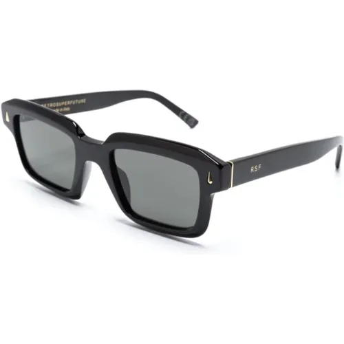 Schwarze Sonnenbrille mit Original-Etui - Retrosuperfuture - Modalova