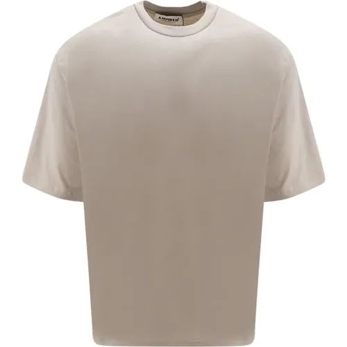 T-Shirt mit Logo-Print aus Baumwolle , Herren, Größe: M - A Paper Kid - Modalova
