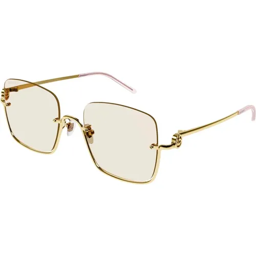 Sunglasses GG1279S,Gold/Light Pink Sunglasses,Stylische Sonnenbrille GG1279S,Gold/ Sunglasses - Gucci - Modalova