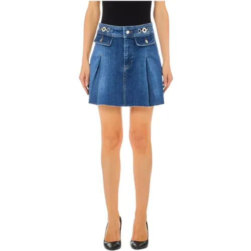 Denim Skirt , female, Sizes: W24, W26, W28, W25, W29, W27 - Liu Jo - Modalova