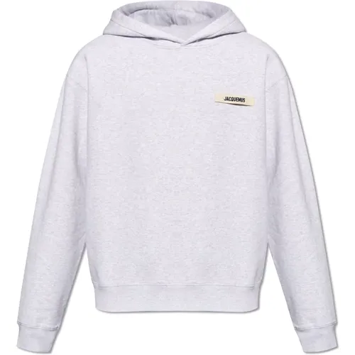 Hoodie with logo , male, Sizes: S, L - Jacquemus - Modalova