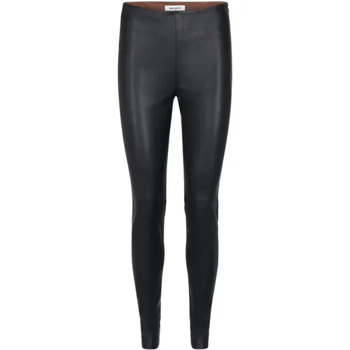 Stretch Leather Leggings , female, Sizes: S, L, XL, XS, M - MOS MOSH - Modalova