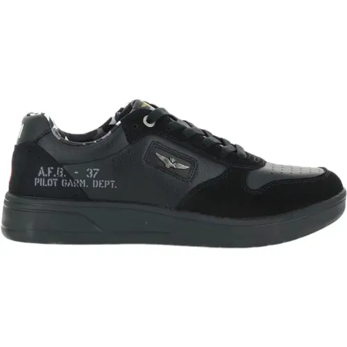 Low Top Sneakers , male, Sizes: 8 UK, 10 UK - aeronautica militare - Modalova