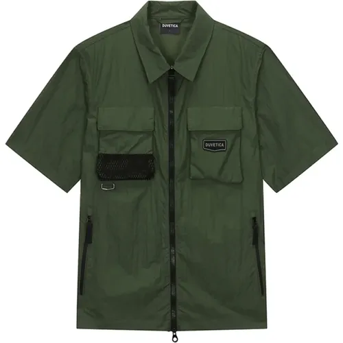 Olive Ss24 Jacket with UV Protection , male, Sizes: M, XL, L - duvetica - Modalova