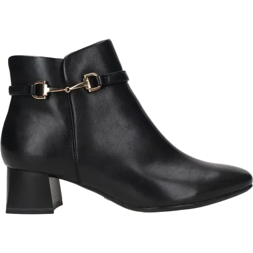 Classic Ankle Boot with Gold Accent , female, Sizes: 6 UK, 8 UK, 5 UK, 3 UK, 7 UK, 4 UK - tamaris - Modalova