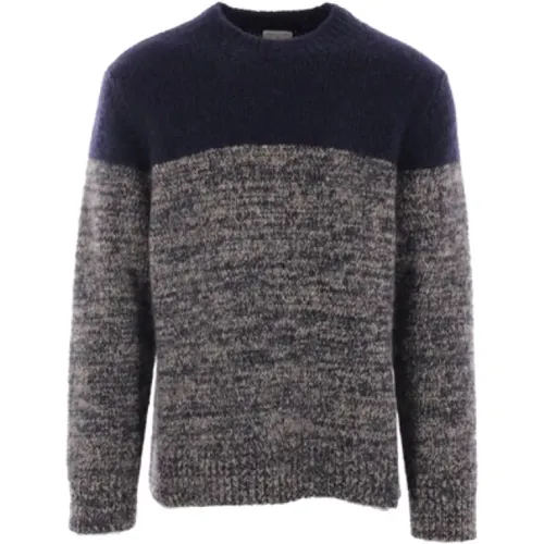 Blue Alpaca Wool Sweater , male, Sizes: L, S, M - Dries Van Noten - Modalova
