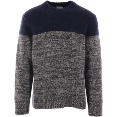 Blue Alpaca Wool Sweater , male, Sizes: S - Dries Van Noten - Modalova