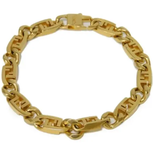 Pre-owned Gold bracelets , female, Sizes: ONE SIZE - Fendi Vintage - Modalova