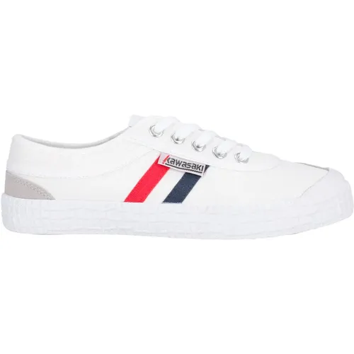 Retro Canvas Sneakers , Herren, Größe: 39 EU - Kawasaki - Modalova