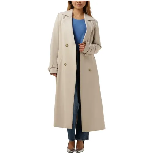 Blazer Mantel Trenchcoat Sandfarbe , Damen, Größe: XL - Beaumont - Modalova