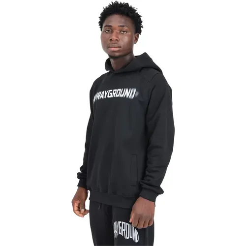 Schwarzer Hoodie Bokeh-Effekt Pullover - SPRAYGROUND - Modalova