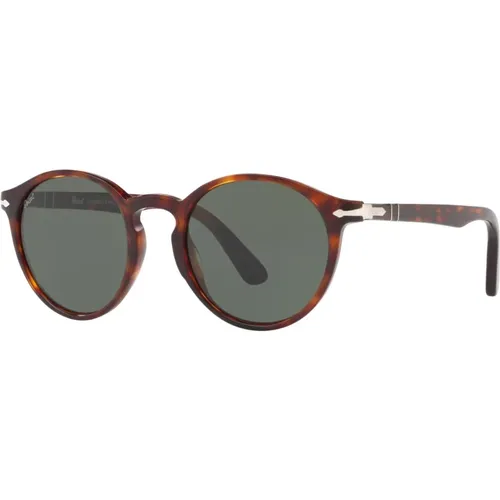 Havana Grüne Sonnenbrille , Herren, Größe: 52 MM - Persol - Modalova