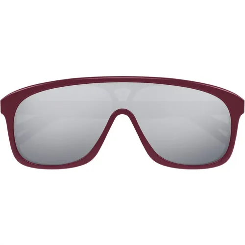 Sporty Pilot Sunglasses with Mirrored Silver Lenses , female, Sizes: ONE SIZE - Chloé - Modalova