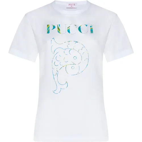 T-shirts and Polos , female, Sizes: S, M, XS - EMILIO PUCCI - Modalova