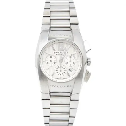 Pre-owned Stainless Steel watches , female, Sizes: ONE SIZE - Bvlgari Vintage - Modalova