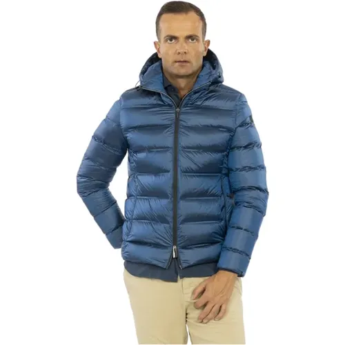 Down Jacket with Hood , male, Sizes: 2XL, XL - RRD - Modalova