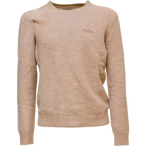 Round-Neck Sweater - Saint Barth , male, Sizes: L, XL, S - MC2 Saint Barth - Modalova