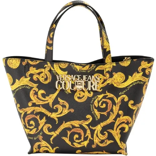 Barockdruck-Tasche mit abnehmbarem Riemen - Versace Jeans Couture - Modalova