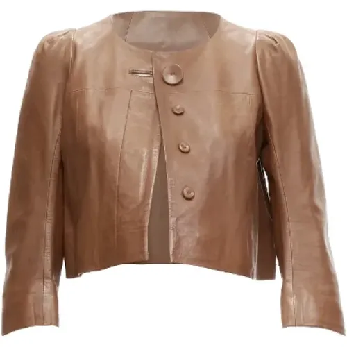 Pre-owned Leather outerwear , female, Sizes: XS - Chloé Pre-owned - Modalova