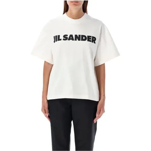 Logo T-shirt Oversized Fit , female, Sizes: M - Jil Sander - Modalova