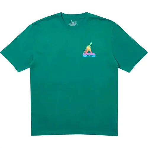 Regenbogen-Logo Tee Limited Edition , Herren, Größe: S - Palace - Modalova