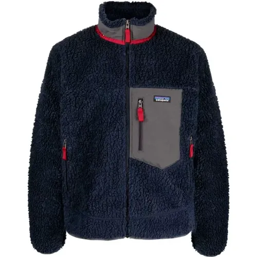 Retro Fleecejacke mit Pelz , Herren, Größe: M - Patagonia - Modalova