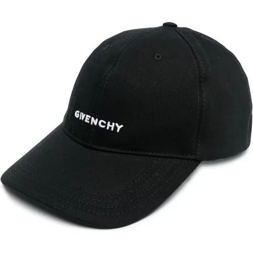 Embroidered Logo Curved Peak Hat , male, Sizes: ONE SIZE - Givenchy - Modalova