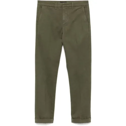 Gabardine Trousers with Pockets , male, Sizes: W35, W32, W33, W34, W31 - Fay - Modalova